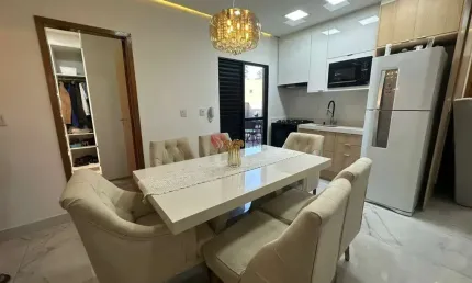 Cobertura no  Jardim Têxtil  com 2 quartos e 1 vaga de garagem 80m² área total.