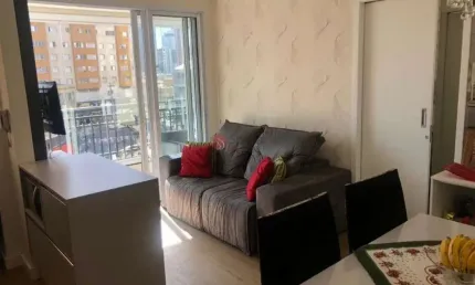 Apartamento tipo loft decorado no jardim anália franco.