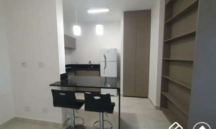 Apartamento mobiliado para locação com 1 quarto, suíte e sala com lavabo, 1 vaga no Buritis - Belo Horizonte/MG