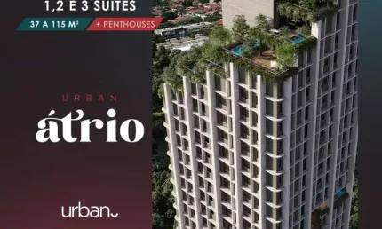 Urban Átrio - Apartamentos de 1, 2 e 3 suítes, e Penthouses.