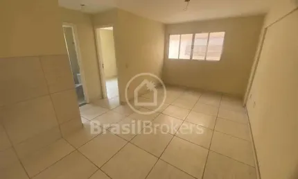 Apartamento de 43,45m², com dois quartos em condomínio. Primeira locação