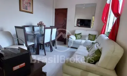 Apartamento de frente, ótima planta próximo unisuam