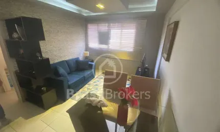 Apartamento de 43,45m², com dois quartos em condomínio. primeira locação