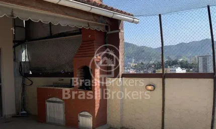 Cobertura à venda com 100,00m² e 3 quartos em engenho novo, rio de janeiro - rj