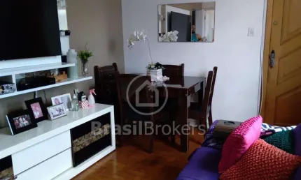 Apartamento à venda com 68,00m² e 2 quartos em meier, rio de janeiro - rj