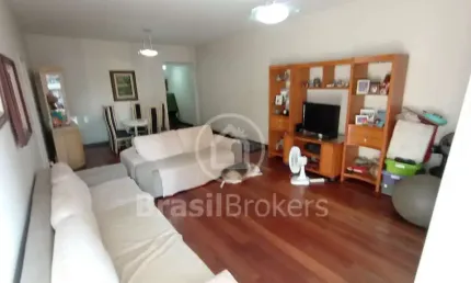 Apartamento de 3 quartos (2 suítes)  com 153 m², dependências completas, varandão e 2 vaga de garagem a 5 minutos do shopping tijuca