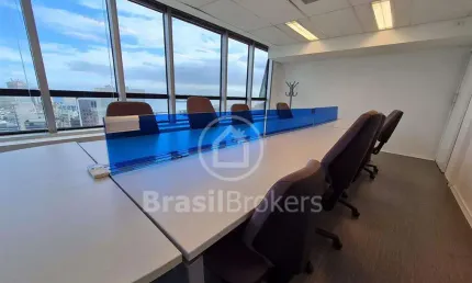 Excelente sala comercial no centro do rj com 292,00 m²