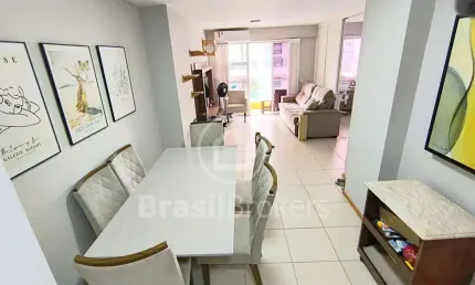 Apartamento de 3 quartos (2 suíte) com 90 m², varanda, a 7 minutos do metro e com infra.