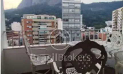 Humaita 116 m² varanda 3 quartos, suite, dependências e vaga