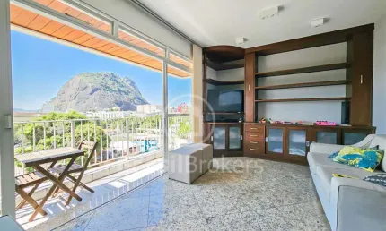 Apartamento à venda com 136,00m² e 3 quartos em botafogo, rio de janeiro - rj