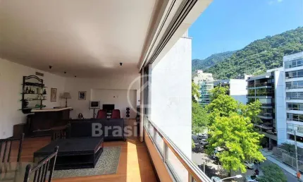 Apartamento à venda com 234,00m² e 4 quartos em lagoa, rio de janeiro - rj