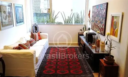 Apartamento à venda com 68m² e 2 quartos em ipanema, rio de janeiro - rj