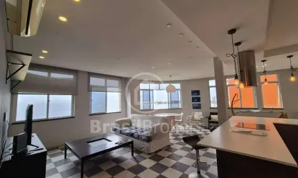 Apartamento à venda com 138,00m² e 2 quartos em copacabana, rio de janeiro - rj