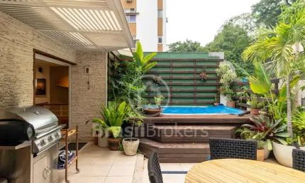 Cobertura duplex à venda com 236 m² e 5 quartos em leblon, rio de janeiro - rj