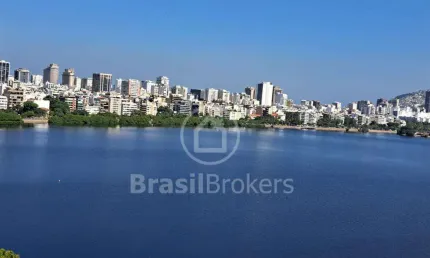 Apartamento à venda com 300 m² e 4 quartos na lagoa, rio de janeiro, rj