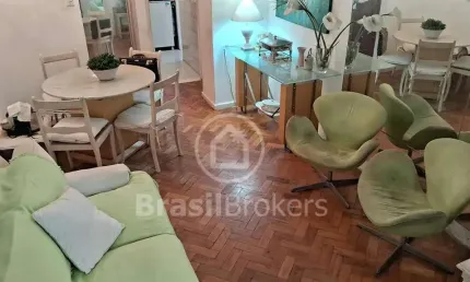 Apartamento à venda com 70,00m² e 2 quartos em leme, rio de janeiro - rj