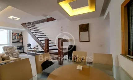 Cobertura à venda com 192,00m² e 3 quartos em Botafogo, Rio de Janeiro - rj