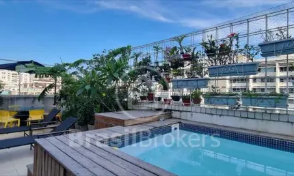 Cobertura Duplex à venda com 263metros  e 4 quartos na Gávea