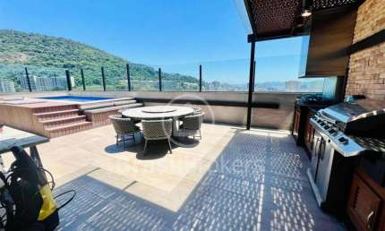 Cobertura à venda com 362,00m² e 4 quartos em Laranjeiras, Rio de Janeiro - rj