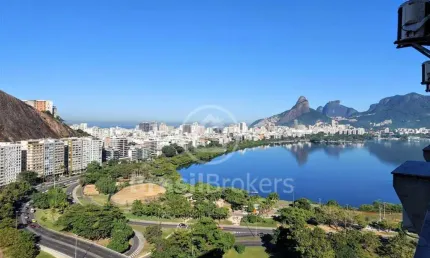 Apartamento à venda com 124,00m² e 4 quartos em lagoa, rio de janeiro - rj