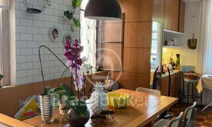 Apartamento à venda com 101,00m² e 3 quartos em humaitá, rio de janeiro - rj
