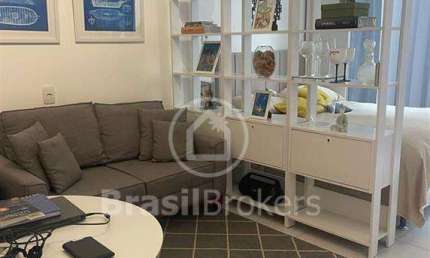 Apartamento à venda com 30,00m² e 1 quarto no Leblon, Rio de Janeiro - RJ