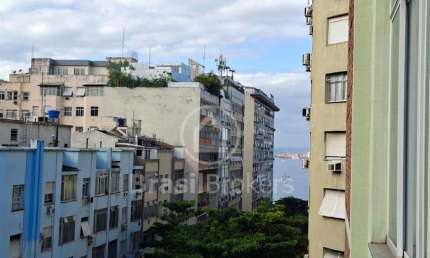 Copacabana, Posto 6, conjugado, vista lateral mar, reformado, mobiliado