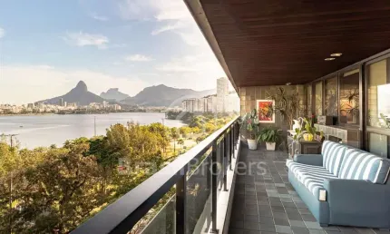 Apartamento com 4 quartos à venda na Avenida Epitácio Pessoa, Lagoa, Rio de Janeiro