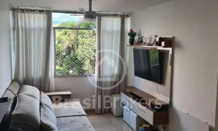 Apartamento à venda com 61m² e 2 quartos em pechincha, rio de janeiro - rj