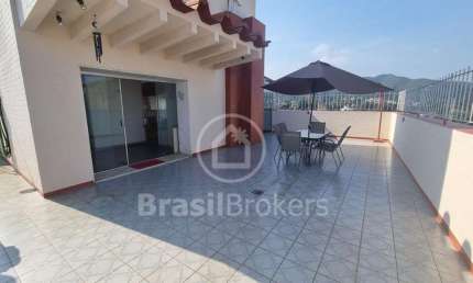 Cobertura linear  à venda com 245,00m² e 3 quartos em Pechincha, Rio de Janeiro - rj