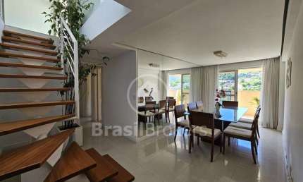 Cobertura Duplex à venda com 277,00m² e 4 quartos em Freguesia (Jacarepaguá), Rio de Janeiro - rj