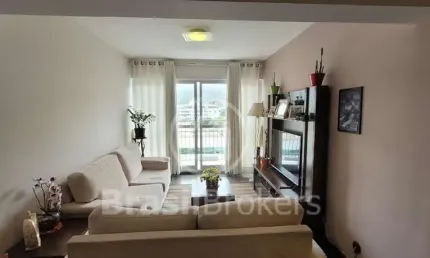 Amplo apartamento com 110m², 3 quartos (1 suíte) vista panorâmica