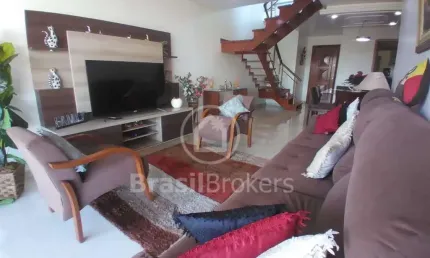 Cobertura Duplex à venda com 280,00m² e 4 quartos em Taquara, Rio de Janeiro - rj