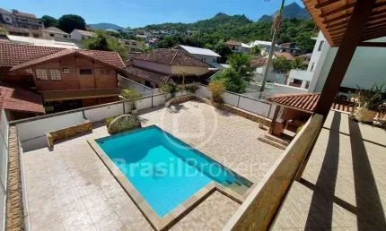 Casa de condomínio à venda com 491,00m² e 4 quartos em anil, rio de janeiro - rj
