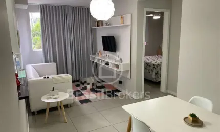 Apartamento à venda com 47,00m² e 2 quartos em pechincha, rio de janeiro - rj
