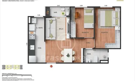 Apartamento com 2 quartos à venda na Estrada do Caçambé, Jacarepaguá, Rio de Janeiro
