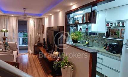 Linda Cobertura duplex, com 3 quartos em Jacarepaguá
