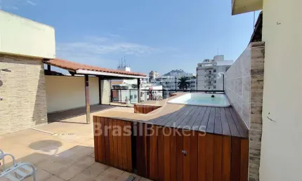 Cobertura Duplex com 216 m² em área Nobre na Freguesia