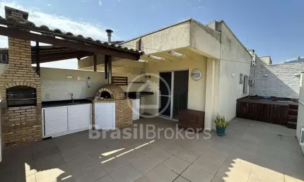 Cobertura com 4 quartos à venda na Rua Imuta, Pechincha, Rio de Janeiro