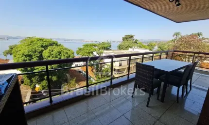 APARTAMENTO 2 QUARTOS COM 107m² E VISTÃO PRAIA DA GUANABARA - FREGUESIA