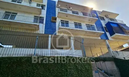 Apartamento duplex à venda no Jardim Guanabara – 106 m² – 3 quartos – 1º andar – Vista parcial para a Baía de Guanabara