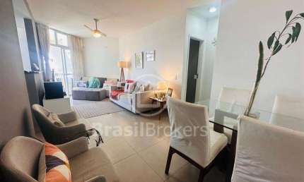 Apartamento de sala e quarto com vaga de garagem em Botafogo