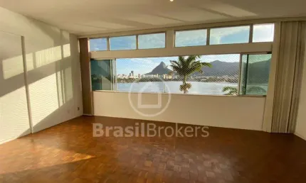 Apartamento à venda com 132,00m² e 3 quartos em lagoa, rio de janeiro - rj