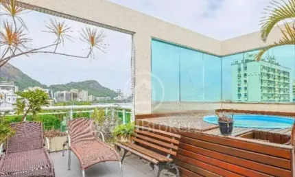 Cobertura com 1 quarto à venda na Rua do Humaitá, Humaitá, Rio de Janeiro