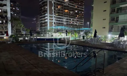 Quarto e sala  com vista para o mar - Barra da tijuca