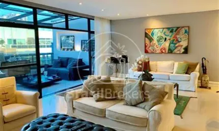 Cobertura Duplex à venda com 350,00m² e 4 quartos em Barra da Tijuca, Rio de Janeiro - rj