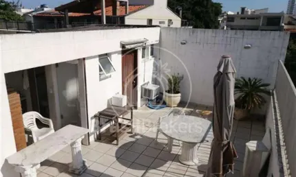 Cobertura duplex à venda com 260,00m² e 3 quartos em barra da tijuca, rio de janeiro - rj