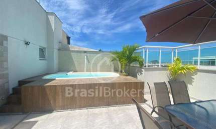 Cobertura à venda com 166,00m² e 4 quartos em Recreio dos Bandeirantes, Rio de Janeiro - RJ