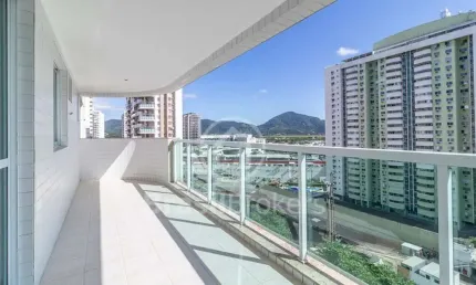 Apartamento à venda com 92,43m² e 3 quartos em recreio dos bandeirantes, rio de janeiro - rj
