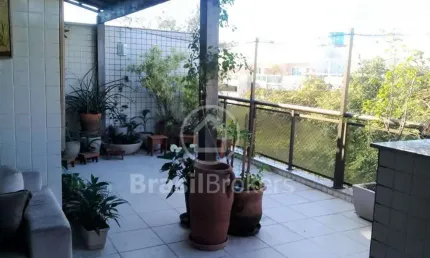 Cobertura à venda com 189,00m² e 3 quartos em Recreio dos Bandeirantes, Rio de Janeiro - rj